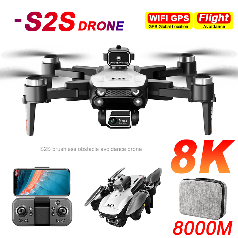 New Gadgets Electronic - Yeni S2S Drone 8K Profesyonel HD