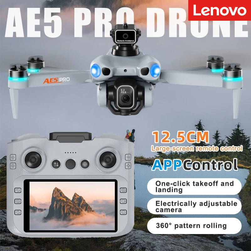 New Gadgets Electronic - Lenovo 2026 YENİ AE5 Drone 4K